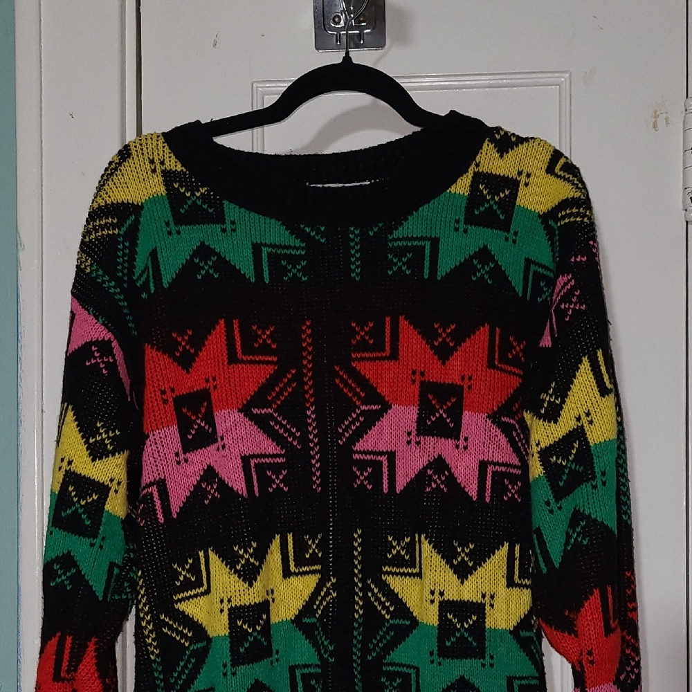 Colorful Geometric Women's Sweater